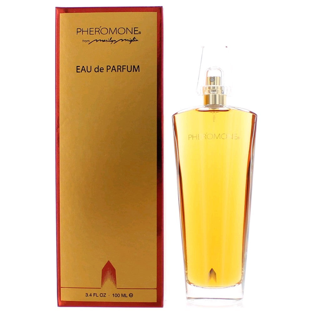 Bottle of Pheromone by Marilyn Miglin, 3.4 oz Eau De Parfum Spray for Women